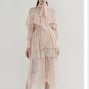 NWT Materiel Lace Dress Size M